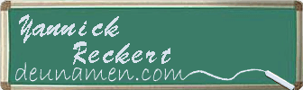 Yannick Reckert Visitenkarte